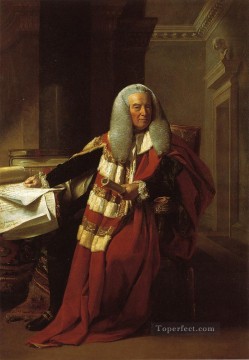  William Arte - William Murray, primer conde de Mansfield, retrato colonial de Nueva Inglaterra, John Singleton Copley